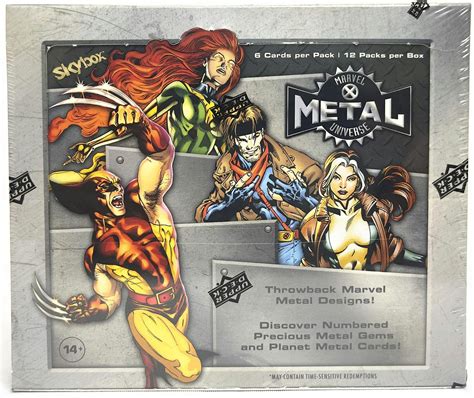 2021 marvel metal hobby box|2021 x men metal checklist.